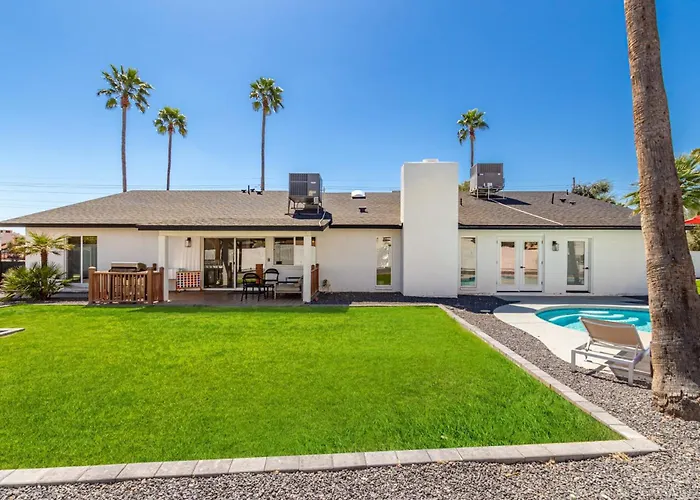 The Agave Family Oasis-modern 5br-pool-bar * Phoenix