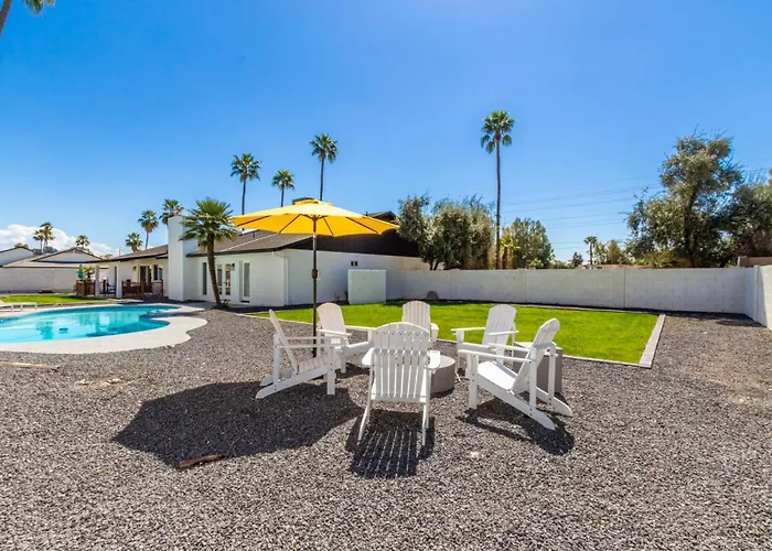 The Agave Family Oasis-modern 5br-pool-bar * Phoenix